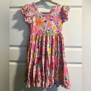Little Sleepies Floral Pink Kids Dress
